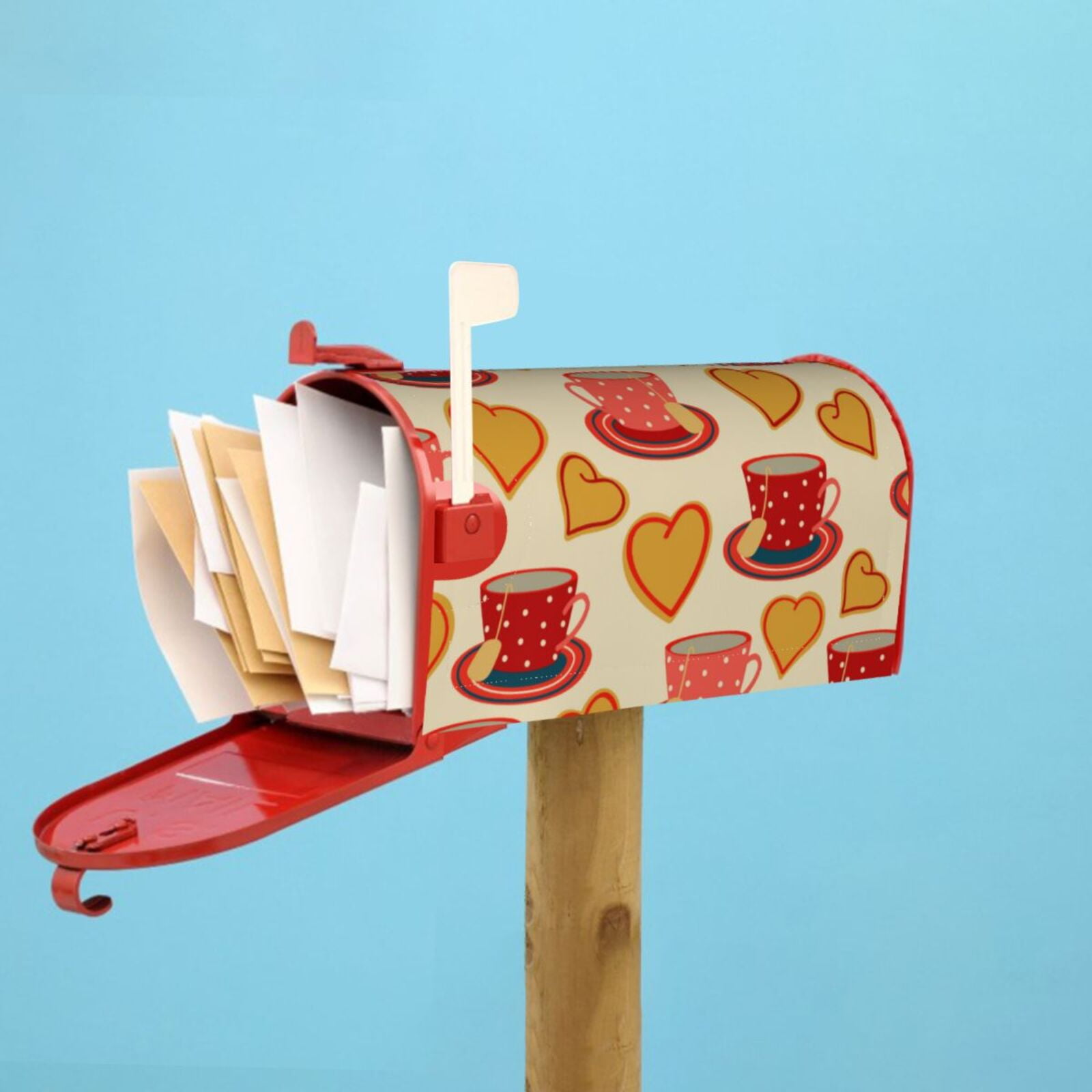 Kdxio Magnetic Mailbox Cover 21x18 in Mailbox Cover Outdoor Decoration Holiday Mailbox Covers for Home Garden Yard-21x18 in