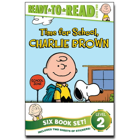 Peanuts Ready-to-Read Value Pack : Time for School, Charlie Brown; Make a Trade, Charlie Brown!; Lucy Knows Best; Linus Gets Glasses; Snoopy and Woodstock; Snoopy, First Beagle on the (Best Time To Cross The Border)