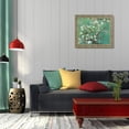 thumbnail image 5 of Tori Home Branches of An Almond Tree in Blossom, Jade Framed Hand Painted, 5 of 5