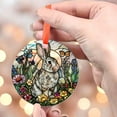 thumbnail image 4 of Cute Bunny Ornament Suncatcher Window Hanging, Gothic Dragon Christmas Ornaments for Fiction Lovers, Dinosaur Room Decor for Nursery New Home Gifts, 2025, Holiday Decoration,, 4 of 5