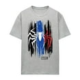 thumbnail image 1 of Spider-Man 2 Womens Gamerverse Spider Stripes Heather T-Shirt, 1 of 6