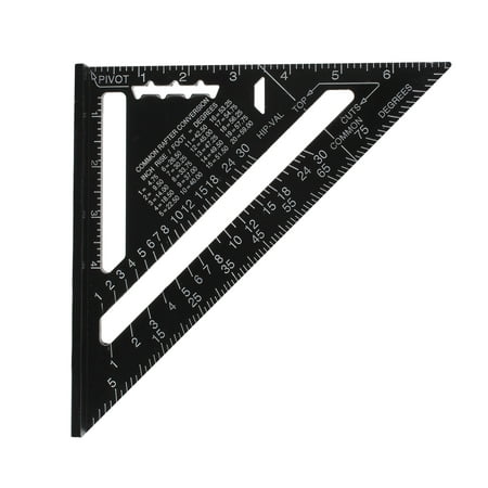 Speed Square Layout Tool 7 Inch 70cm Aluminum Alloy Triangle Rafter Angle Square for Woodworking