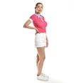 thumbnail image 2 of Blusa de canale tipo polo Roman Fashion /Juvenil, 7281 (Fiusha) fucsia M, 2 of 5