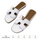 thumbnail image 2 of Sandalias planas para mujer sandalias planas deslizantes cómodas zapatillas de cuero de PU zapatillas suaves de moda antideslizantes para viajes al aire libre, 2 of 7