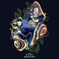 thumbnail image 2 of Girl's Marvel Doctor Strange in the Multiverse of Madness Groovy Magic Graphic Tee Navy Blue Small, 2 of 4