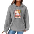 thumbnail image 1 of Qertyioot Chandail en Molleton d'Hiver pour Femmes Imprimé de Noël, Manches Longues Décontracté Col Rond Mode Pull, 1 of 5