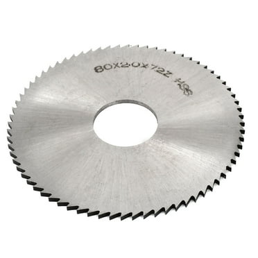 Machinist Milling Cutter Tool HSS Slitting Saw 72T 72 Teeth 80mm x 2mm