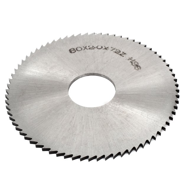 Unique Bargains 80mm OD 2mm Thickness 72 Teeth Circular Machinist Milling Cutter Slitting Saw