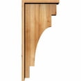 thumbnail image 3 of 6"W x 14"D x 30"H Mediterranean Rough Sawn Corbel w/Backplate, Western Red Cedar, 3 of 9