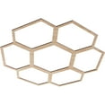 thumbnail image 2 of Ekena Millwork 34"OD x 14 1/2"ID x 1/4"T Florin Wood Fretwork Pierced Ceiling Medallion, Alder, 2 of 3