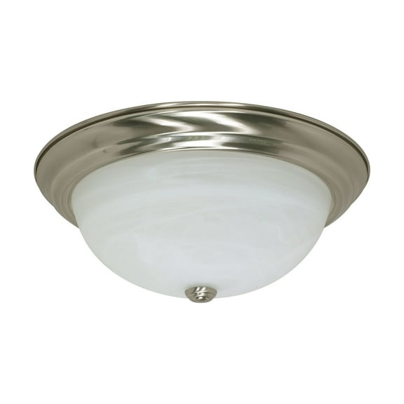 60/199 Nuvo Lighting Three Light Flush Mount-15.25 Inches Wide by 6 Inches High