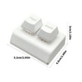 thumbnail image 5 of AOOOWER 2 Key Mechanical Gaming Keypad, USB Corded Color Backlitting Keyboard Hot Swappable, 5 of 15