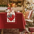 thumbnail image 5 of EUDIDV Romantic Presents Valentine's Day Table Runner Super Soft Tablecloth For Catering Wedding Kitchen Party Holiday Picnic Home Decor 13x72 Inch Long Romantic Heart Art Texture Valentine's Decor, 5 of 6