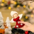 thumbnail image 6 of Pack Of 4 Creative Wing Designs Christmas Doll Ornaments Festival Tree Decorations Polyester Ornaments, 6 of 9