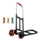 thumbnail image 2 of Carro de mano plegable, carro de mano, mango telescópico ligero, carro de construcción sólida, carro de equipaje, máx. 154lb para llevar compras kusrkot camión plegable, 2 of 7
