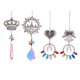 thumbnail image 5 of Gwong Decoración hogareña SunCatcher Angel Heart Faux Crystal Window Coche colgante colgante con cuentas de oliva Gwong 21058781, 5 of 7