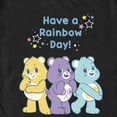 thumbnail image 2 of Men's Care Bears Have a Rainbow Day!  Graphic Tee Black 2X Large, 2 of 5