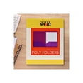 thumbnail image 4 of School Smart 2019643 Heavyweight Two-Pocket Poly Folder, Purple - Pack of 25, 4 of 7
