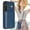 Blue, variant on Dteck Crossbody Wallet Case for Samsung Galaxy S25 Plus, PU Leather Handbag Purse Flip Cover,Kickstand Folio Case with 5-Card Slots Holder Shoulder Strap 6.7 Inch,Black
