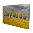 thumbnail image 1 of Arbres Jaunes dans un Champ - Toile 24"x36 Pouces - Impression à la Demande, 1 of 5