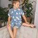 thumbnail image 4 of Balery Funny Chicken Conjunto de Pijama Infantil de Manga Corta con Estampado – Ropa de Dormir de Algodón Suave-XX-Large, 4 of 6