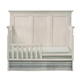 thumbnail image 3 of Pemberly Row Wood Transitional Toddler Rail in Rustic White Finish, 3 of 4