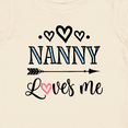 thumbnail image 4 of Inktastic Nanny Loves Me Grandchild Girls Baby T-Shirt, 4 of 5