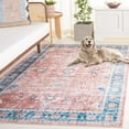 thumbnail image 5 of Safavieh Arizona 8'-0" X 10'-0" Polyester Power Loomed Rug In Rust / Aqua, 5 of 13