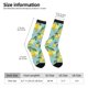 thumbnail image 2 of Balery Lemon Calcetas Largas con Estampado para Hombre y Mujer – Suaves y Transpirables, Talla Única (US 5-11), 2 of 6