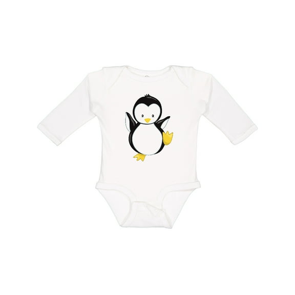 Inktastic Penguin Boys or Girls Long Sleeve Baby Bodysuit