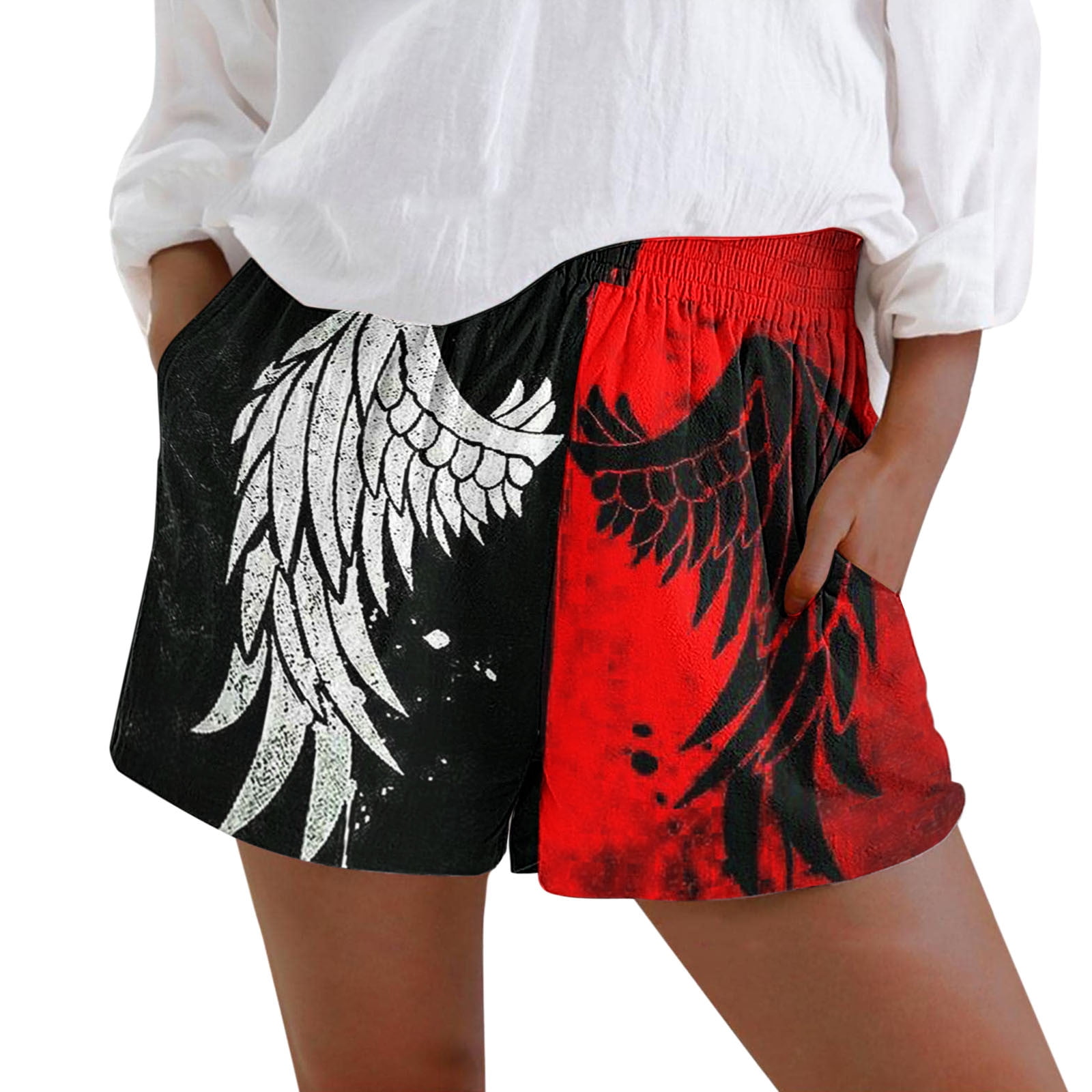 5 inch biker shorts women's