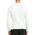 thumbnail image 2 of SLM Men’s 100% Cotton Thermal Top Waffle Knit Henley Undershirt, 2 of 4