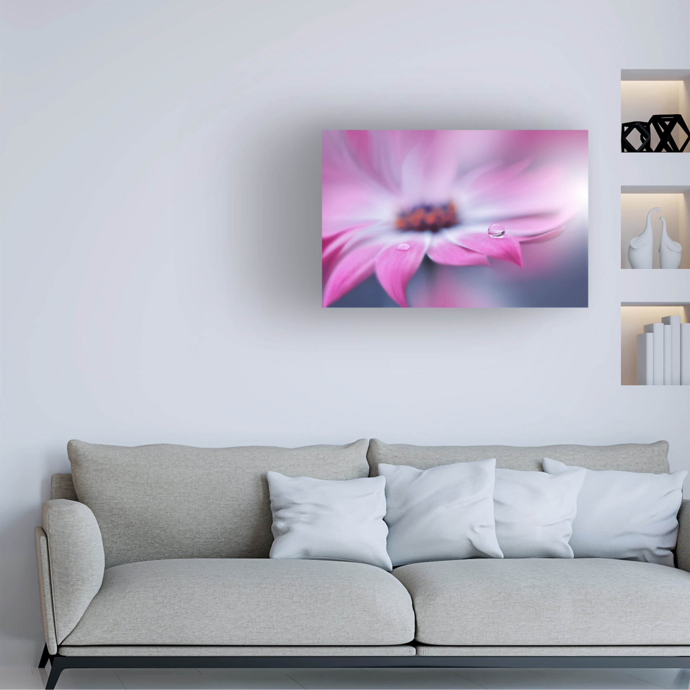 Canvas Wall Art - Juliana Nan 'Natural Purple' Wall Art for Living Room, Bedroom, or Office D?cor by Trademark Fine Art - 24 x 16 Inches