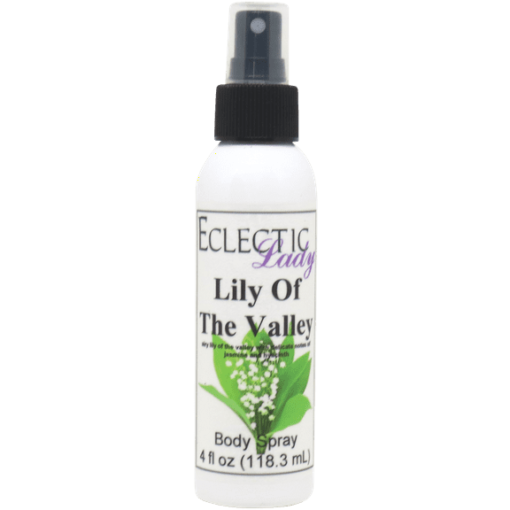 Lily Of The Valley Body Spray, Eclectic Lady, Hydrating Mist, Unisex, 16 oz
