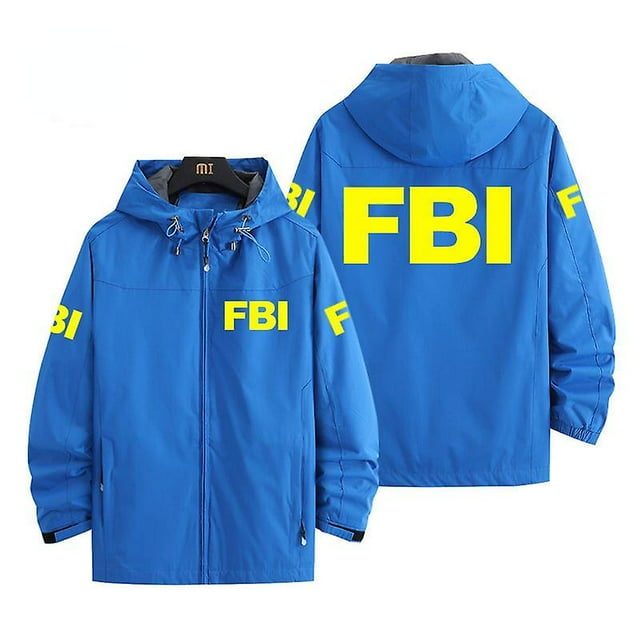 Fbi Agent Cosplay Costume Fall Winter Outdoor Jacket Windproof Warm Rain Proof Men's And Women's Jackets Fbi Printed Pattern Jacket-week