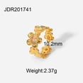 thumbnail image 5 of 4 Pieces Rings for Women 18k Gold Ring Minimalist Statement Ring, 5 of 5