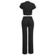 thumbnail image 3 of ICHUANYI Clearance Women's Color Pocket Lace Up Pants Sweatpants Tank Tops Set ICHUANYI "ICHUANYI", 3 of 4