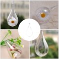 thumbnail image 3 of OFFIGAM Set of 5 Clear Teardrop Fillable Plastic Ornaments for Crafting, Party Decorations, and Storage Organizers, 3 of 10