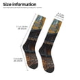 thumbnail image 2 of Sigee Rustic Cabin Autumn Forest for Socks for Men Women Socks Stocking Compression Socks, 2 of 6