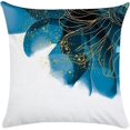 thumbnail image 4 of Waterproof Cushion Covers Set of 4, Decorative Throw Pillow Cover, Water Resistant Scatter Pillowcase 45X45cm for Garden Living Room Sofa Blench (Wave, 4 of 4