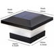 thumbnail image 3 of Luces solares para postes, luces solares para postes solares, luces solares impermeables para exteriores, luces solares LED adecuadas para postes de madera, cubiertas, patios, cercas, 3 of 5