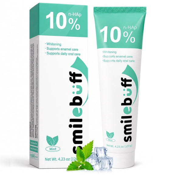 10% Nano-Hydroxyapatite Toothpaste, Fluoride-Free Mint, 4.23 oz