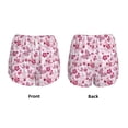 thumbnail image 3 of Cauagu Flower Butterfly Print Women's 2 in 1 Running Shorts Athletic Workout Gym Yoga Shorts Running Shorts for Women-Small, 3 of 7