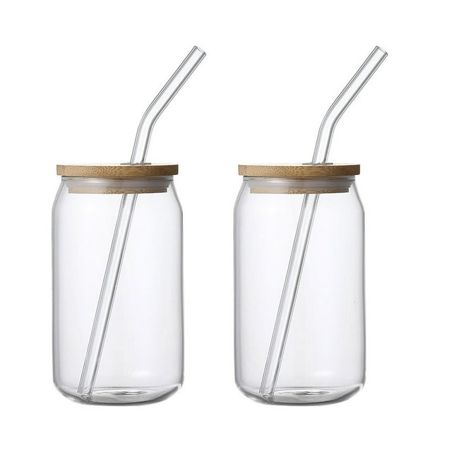 CIMAXIC Cold Cola Cups with Lids and Straws Heat Resistant Cups for Home Use Assorted Color,2.36"X2.36"X4.72"
