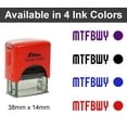 thumbnail image 2 of Printtoo Mtfbwy Self Inking Rubber Stamp Pre,Inked Office Stamp, Home Office Business Stationery, 38 x 14 mm, Black, 2 of 5