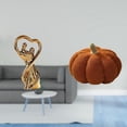 thumbnail image 2 of Figura decorativa de pareja, escultura de amantes, regalo para aniversario, familiar, hombre, Halloween, calabaza, cojín decorativo para sofá, dormito, 2 of 8