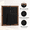 Brown-5x5, variant on Brown 5x5 Shadow Box Picture Frame Display Case