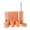 Orange, variant on Lipstore 6 Pieces Bathroom Accessories Set Bath Toothbrush Holder for Farmhouse Hotel Blue
