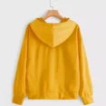thumbnail image 3 of Moda Mujer Sudadera Con Capucha Sudaderas Corazón Cruzado, 3 of 5