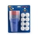 thumbnail image 1 of Juego de Beer Pong 24 piezas | Vasos de plástico duraderos azules y rojos de 16 oz con pelotas de ping pong | Juego clásico de beber para adultos | Bar Eventos en el patio trasero | Incluye 12 tazas, 1 of 1
